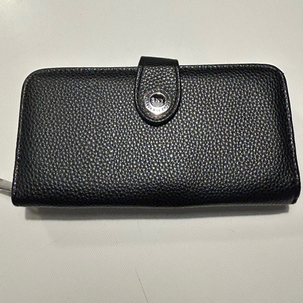 SNY Black Textured Leather Accessory